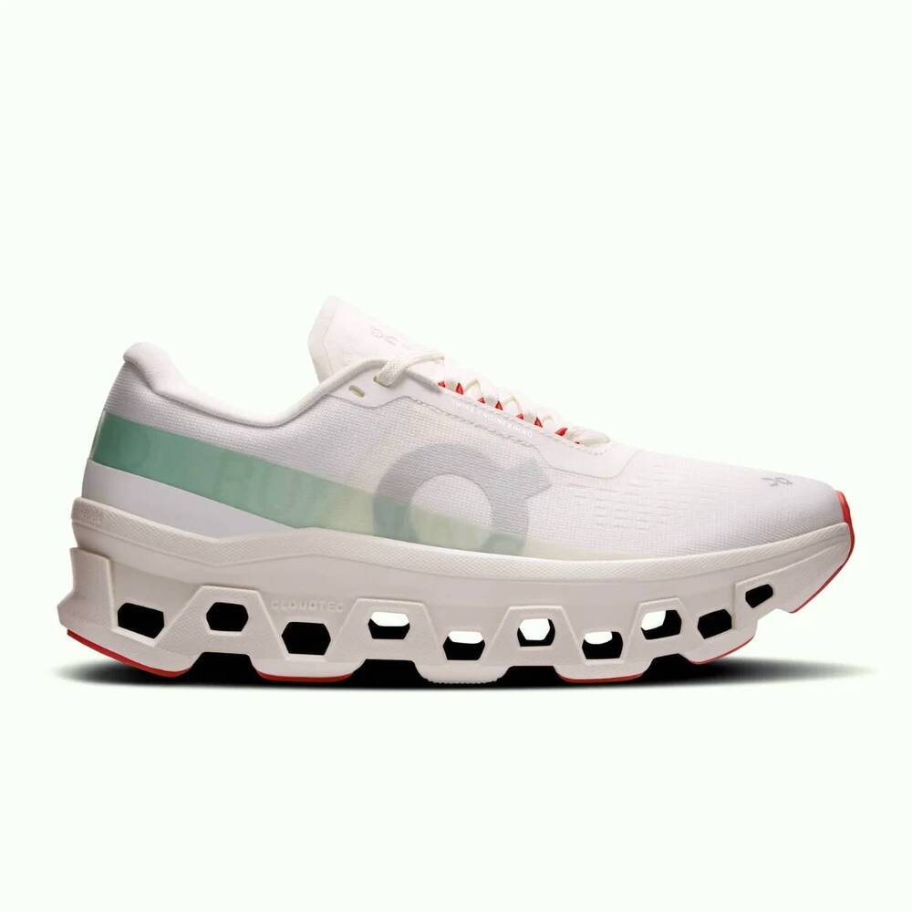 NEW ON RUNNING women's cloudmonster 1 shoes in ivory creek
